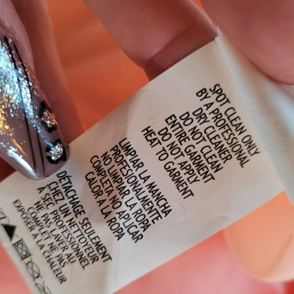 Deb Pink Strapless Beaded Ombre Formal Gown With Tulle Overlay size 14W - Picture 5 of 7